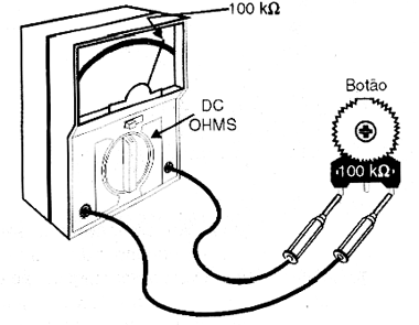 Figura 4 - Testando um trimpot (veja ART432) 