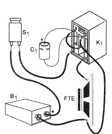 Circuito e componentes interligados diretamente 